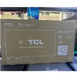 TCL 43PF650K 43" 4K FIRE TV | DOLBY VISION/ATMOS, HDR10, ALEXA