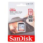 SANDISK ULTRA SDHC UHS-I 32GB CAMERA MEMORY CARD – CLASS 10/U1