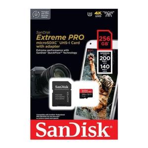 SANDISK EXTREME PRO MICROSDXC 256GB UHS-I (200MB/S READ, 140MB/S WRITE)