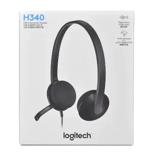 LOGITECH H340 STEREO WIRED USB HEADSET WITH NOISE-REDUCING MIC