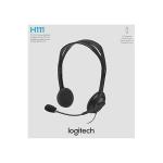LOGITECH H111 WIRED STEREO HEADSET WITH MIC
