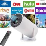 SMART MINI PROJECTOR — 4K INPUT, ANDROID 11, WI-FI 6 & BLUETOOTH 5, UP TO 130" DISPLAY