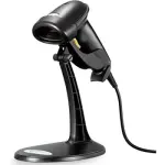 LASER BARCODE SCANNER WITH STAND — HANDS-FREE USB LASER SCANNER