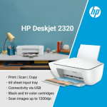 HP DESKJET 2320 – COLOUR ALL-IN-ONE PRINTER (PRINT/SCAN/COPY) USB