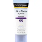 NEUTROGENA SUNSCREEN - SPF 55 ULTRA SHEER SUNSCREEN| Dry-Touch Sunscreen Lotion, SPF 55 - 88ml