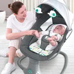 3 IN 1 ELECTRIC BABY ROCKER/BOUNCER WITH A CANOPY, MUSIC, AND TOYS
