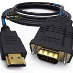 NEWBEP HDMI TO VGA ADAPTER CABLE 1.8M | 1080P