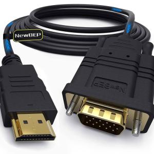 NEWBEP HDMI TO VGA ADAPTER CABLE 1.8M | 1080P