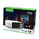 SMARTBARRY HT22 SMART ANDROID WIFI PROJECTOR — 1080P SUPPORT, 500 LUMENS