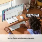 HP 24-CK0660IN 23.8 INCH FULL HD IPS DISPLAY INTEL CORE I5 12TH GEN ALL IN ONE DESKTOP (8GB, 1TB SSD, INTEL UHD 730)