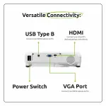 EPSON EB-E01 XGA 3LCD PROJECTOR — BRIGHT CLASSROOM ESSENTIAL