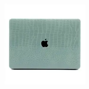 CHIC MINT GREEN CROCODILE-TEXTURE HARDSHELL FOR MACBOOK AIR/PRO (13–16″)