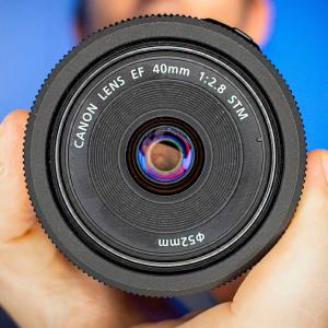 CANON EF 40MM F/2.8 STM PANCAKE LENS – ULTRA-SLIM PRIME