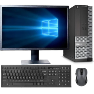 DELL OPTIPLEX 3020 FULL SET – CORE I5, 4GB RAM, 500GB HDD + 19″ MONITOR (KEYBOARD & MOUSE INCLUDED)