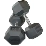 PAIR OF 30 KG HEX DUMBBELL — HEAVY-DUTY STRENGTH TRAINING