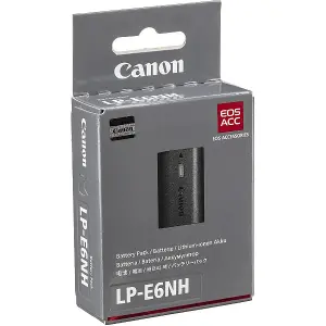 CANON LP-E6NH BATTERY PACK – 100% GENUINE CANON (2130 MAH)