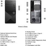 DELL VOSTRO 3910 COREi5- 12TH GEN,19.5 INCH MONITOR FULL SET DESKTOP COMPUTER