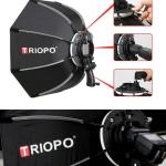 TRIOPO 90CM PORTABLE BOWENS MOUNT SOFTBOX WITH HONEYCOMB GRID K90