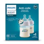 2PCS PACK OF AVENT ANTI-COLIC BABY FEEDING BOTTLES 120ML