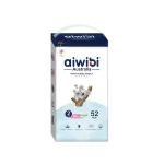 AIWIBI BABY DIAPERS 2-6KG (52PCS) – SOFT, ABSORBENT & LEAKPROOF