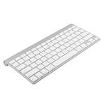 APPLE WIRELESS KEYBOARD A1314– BLUETOOTH, ALUMINUM, 2×AA BATTERY POWERED| SILVER