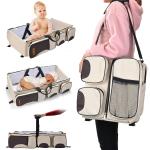 3 IN 1 MULTIFUNCTION BABY DIAPER TRAVEL BAG