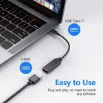 ORIGINAL USB C TO HDMI ADAPTER, TYPE C TO HDMI 4K ADAPTER