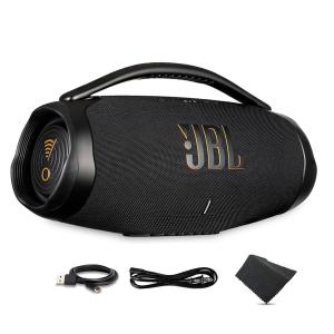 JBL Boombox 3 Wi-Fi – Portable Bluetooth Speaker, IP67, 24-Hour Battery, AirPlay 2 & Chromecast