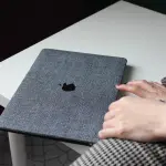 DENIM PU LEATHER SHELL CASE COVER FOR MACBOOK AIR 13 15 MACBOOK PRO 13 14 15 16