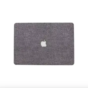 DENIM PU LEATHER SHELL CASE COVER FOR MACBOOK AIR 13 15 MACBOOK PRO 13 14 15 16