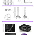 BENQ MS-506 DLP PROJECTOR — 3,200 LUMENS, SVGA