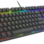 TECWARE PHANTOM 104 MECHANICAL GAMING KEYBOARD, CUSTOMIZABLE RGB BACKLIGHTING