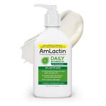 AMLACTIN DAILY MOISTURIZING BODY LOTION WITH 12% LACTIC ACID – Exfoliating & Hydrating AHA Cream for Rough, Dry, Bumpy Skin, Fragrance-Free, 16 oz