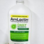 AMLACTIN DAILY MOISTURIZING BODY LOTION WITH 12% LACTIC ACID – Exfoliating & Hydrating AHA Cream for Rough, Dry, Bumpy Skin, Fragrance-Free, 16 oz