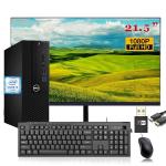 DELL OPTIPLEX 3050 MINI TOWER, CORE I5 7TH GEN, 8GB RAM, 1TB HDD FULL SET WITH 21.5' MONITOR
