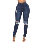 SKINNY RIPPED JEANS WOMEN