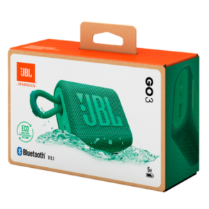 JBL GO 3 WATERPROOF ULTRA-PORTABLE SPEAKER BUNDLE – IP67, 5-HOUR PLAYTIME, MEGEN CASE
