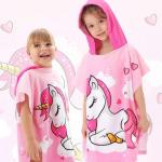 CARTOON HOODED KIDS TOWEL