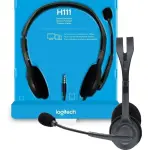 LOGITECH H111 WIRED STEREO HEADSET WITH NOISE-CANCELLING MICROPHONE