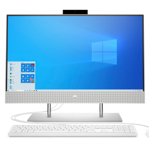 HP 27'' ALL-IN-ONE COMPUTER – CORE I3, 256GB SSD, SLIM SILVER DESIGN