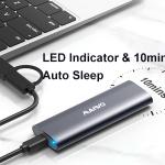 MAIWO M.2 NVME SSD ENCLOSURE USB 3.1 GEN2 10GBPS SUPPORT UASP TRIM