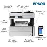 EPSON ECOTANK M3180 MONO ALL-IN-ONE PRINTER | ADF, AUTO-DUPLEX, WI-FI/ETHERNET, 20 IPM