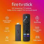 AMAZON FIRE TV STICK (HD) WITH ALEXA VOICE REMOTE (TV CONTROLS)