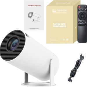 SMART MINI PROJECTOR — 4K INPUT, ANDROID 11, WI-FI 6 & BLUETOOTH 5, UP TO 130" DISPLAY