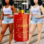 GOLDEN GLOW WHITENING EXFOLIATING SHOWER GEL 1000ML | Radiant & Smooth Skin