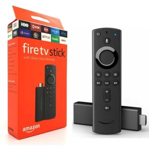AMAZON FIRE TV STICK (HD) WITH ALEXA VOICE REMOTE (TV CONTROLS)