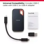 SANDISK 2TB EXTREME PORTABLE SSD - UP TO 1050MB/S, USB-C, USB 3.2 GEN