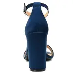 Moda Chics Women’s High Chunky Block Heel Pump Dress Sandals