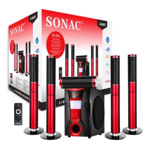 SONAC TG-Q5A 5.1 HOME SPEAKER SYSTEM – BLUETOOTH, USB/SD/FM, REMOTE (BLACK)
