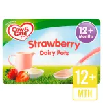 COW & GATE STRAWBERRY DAIRY POTS FROM 12 MONTHS (55G)